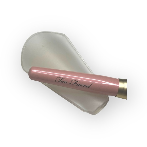 Deadstock: new Too Faced 𖠌 Teddy Bear Hair Powder Makeup Brush 𖠌 Blush Pink 𖠌 - Picture 8 of 16